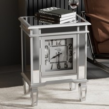 Sparkly Silver Side Table
