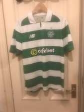 New balance Glasgow Celtic hoops magners Football jersey Shirt size medium ( M )