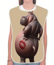 1pc Sassy Hippo - Linen Adult