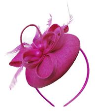 Round Pillbox Bow Sinamay