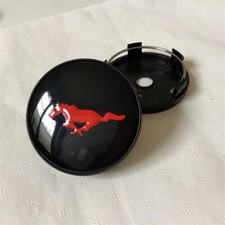 60mm Horse Black Red Alloy