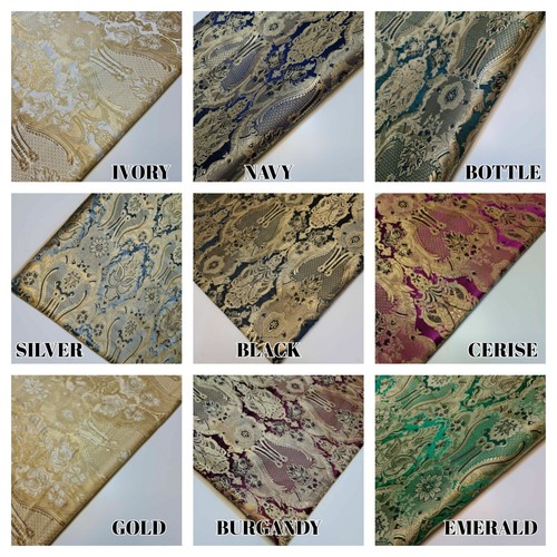 Damask floral gold brocade - damask,