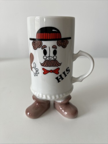 Retro his mug - mug, feet