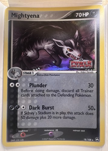 Mightyena 108 reverse - mightyena, 18/108