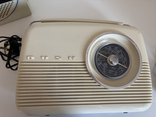 Bush portable radio - portable, beige