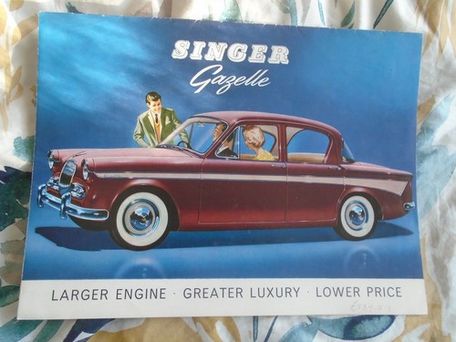 Singer gazelle brochure - singer,