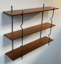 Vintage Retro MCM Teak Wall