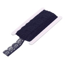 Lace Trim Navy Blue Lace