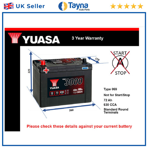 Battery fits toyota rav4 yaris - toyota,
