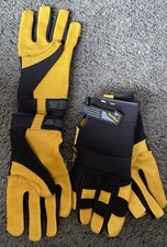 2 X WELLS LAMONT Hydrahyde Leather Work Gloves size M