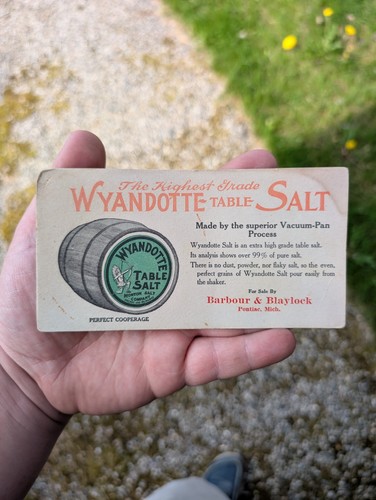Wyandotte table salt - wyandotte,