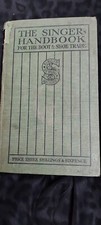 RARE 1901 Singer Hand Book For The Boot & Shoe Trade, Singer Sewing Machine CO