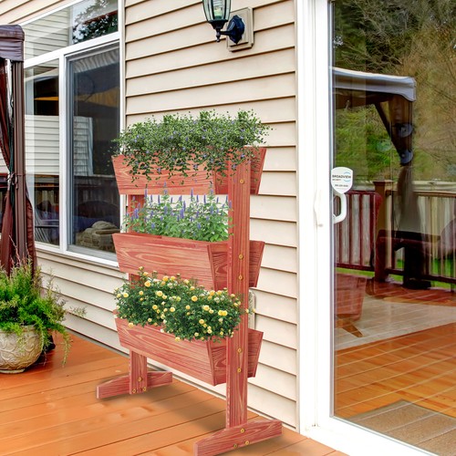 Tier wooden vertical raised - 3,