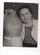 Dressmaker & Dummy c1940s Press Photo By Van De Poll