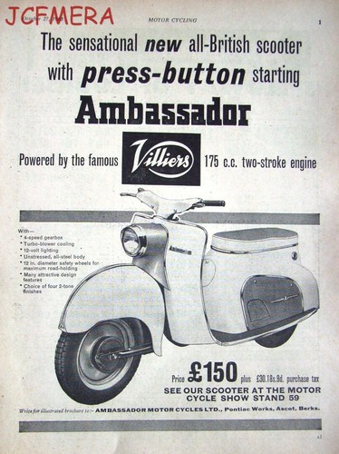 1960 ambassador 175cc motor - 1960,
