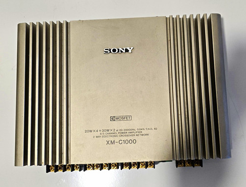 Sony c1000 car amplifier - sony, xm-c1000