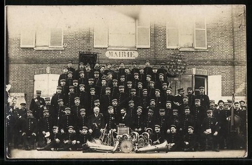Brass band with wind