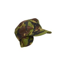 Original British Army DPM Combat 'Crap' Hat With Flap- Genuine Military Surplus