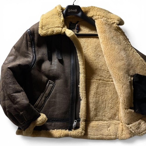 Schott real mouton - real, bomber
