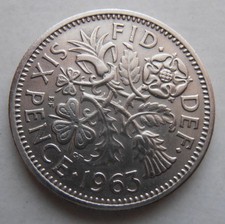 1963 SIXPENCE