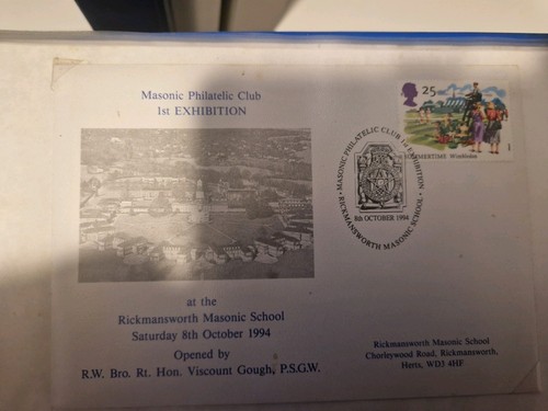 Masonic club 1st philatelic - 1st,