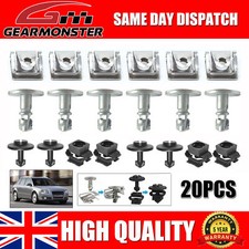 20x For AUDI A4 A6 A8 TT Undertray Engine Under Cover Fixing Clips Screw Kit UK