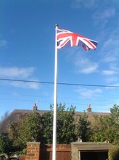Fibreglass flag pole 6 meters