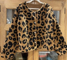Leopard Print Borg Fleece