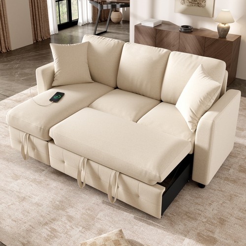 Shaped corner sofa bed - shaped,
