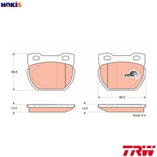 BRAKE PAD SET DISC BRAKE