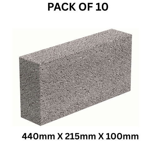 Concrete block 100mm 7 3n - block, 7.3n