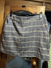 Ladis Check Print Skirt Size