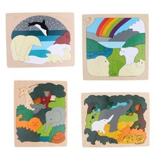 Wooden Puzzle Layered Puzzle