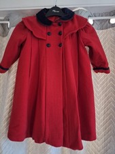 Girls Wool Winter Coat Marks and Spencer Age 2-3 Years