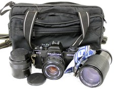 Tokina RMC 80-200mm f/4 Lens, M42 Mount, and Praktica BAC & 50mm F/1.8 Pentacon