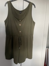 Size XL Brand New Khaki Colour Playsuit