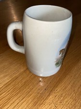 Stoneware Hunting Vintage Earthenware Pottery Mug