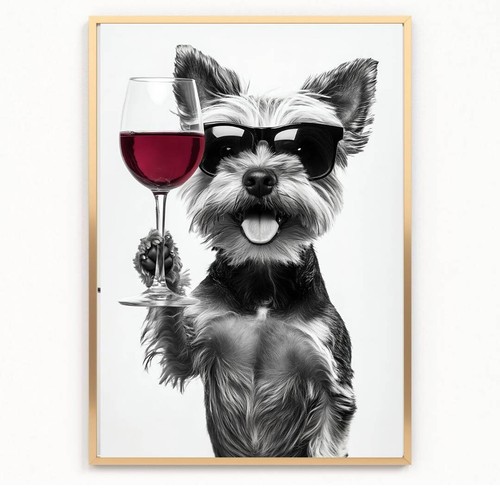 Funny yorkshire terrier - yorkshire, dog