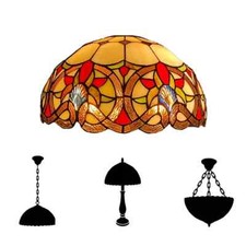 Tiffany style 16 inch Stained