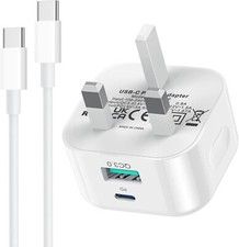 For Motorola G06 power g55 g35 edge 60pro Fast Charger Cable 20W USB-C PD Plug