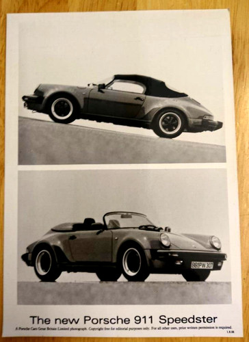 1988 porsche 911 speedster - 1988,