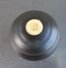 Antique Lignum Vitae Lawn Bowl