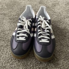 Adidas Gazelle ‘Shadow Violet/Cloud White’ Womens Trainers UK 8.5 with Box