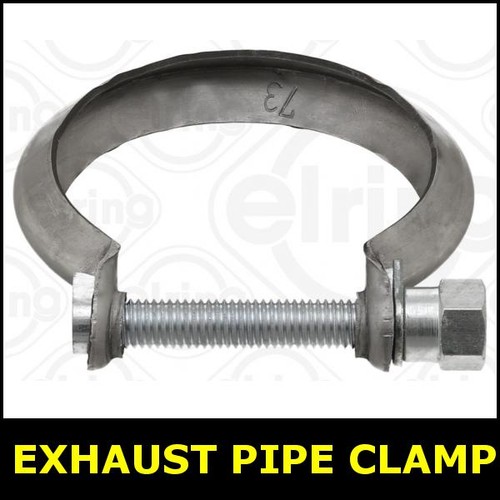 Exhaust pipe clamp - (pipe, at