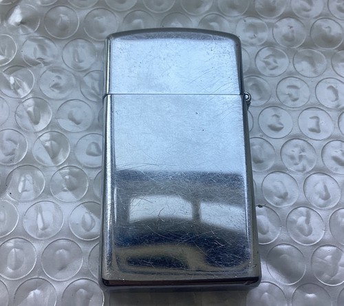 Vintage silver tone - silver, zippo