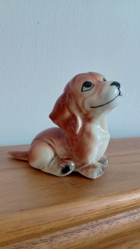 Vintage kitsch ceramic dog - vintage,