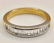 18ct Gold Diamond Half