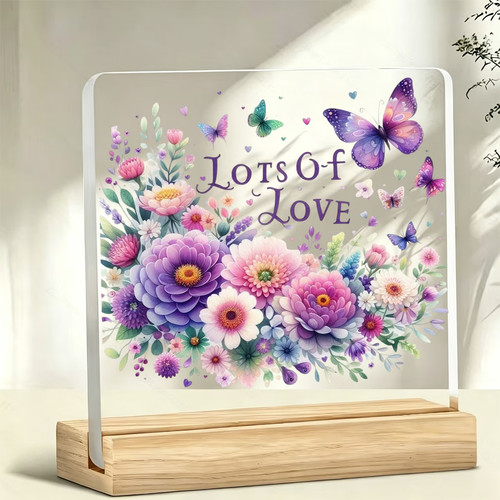 Lots love flower butterfly - lots, of