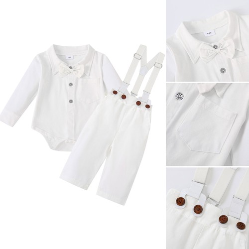 Baby boy overalls wedding - boy,
