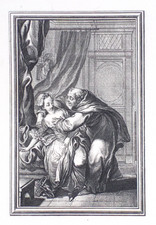 OLD ANTIQUE PRINT EROTICA